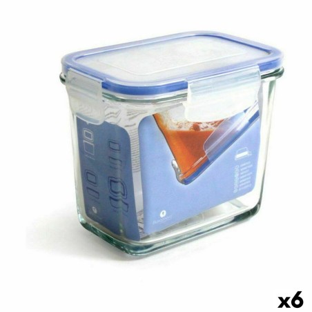Hermetic Lunch Box Borgonovo Superblock Rectangular 14 x 10 x 12 cm...