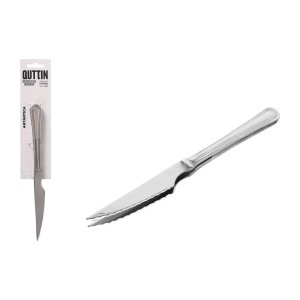 Steakmesser-Set Quttin Antártica Silberfarben Edelstahl 21,5 x 1,9 ...