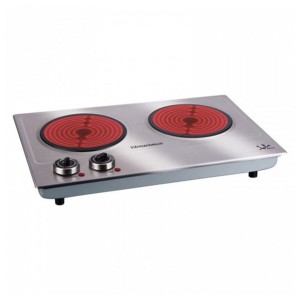 Portable Ceramic Hob JATA V532 2400W Silver Steel 2400 W |  Stoves ...