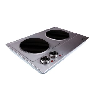 Portable Ceramic Hob JATA V532 2400W Silver Steel 2400 W |  Stoves ...