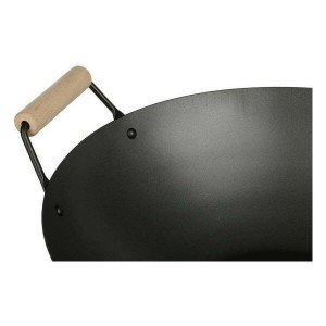 Wok Secret de Gourmet Noir Acier inoxydable Ø 35 cm |  Poêles et ca...