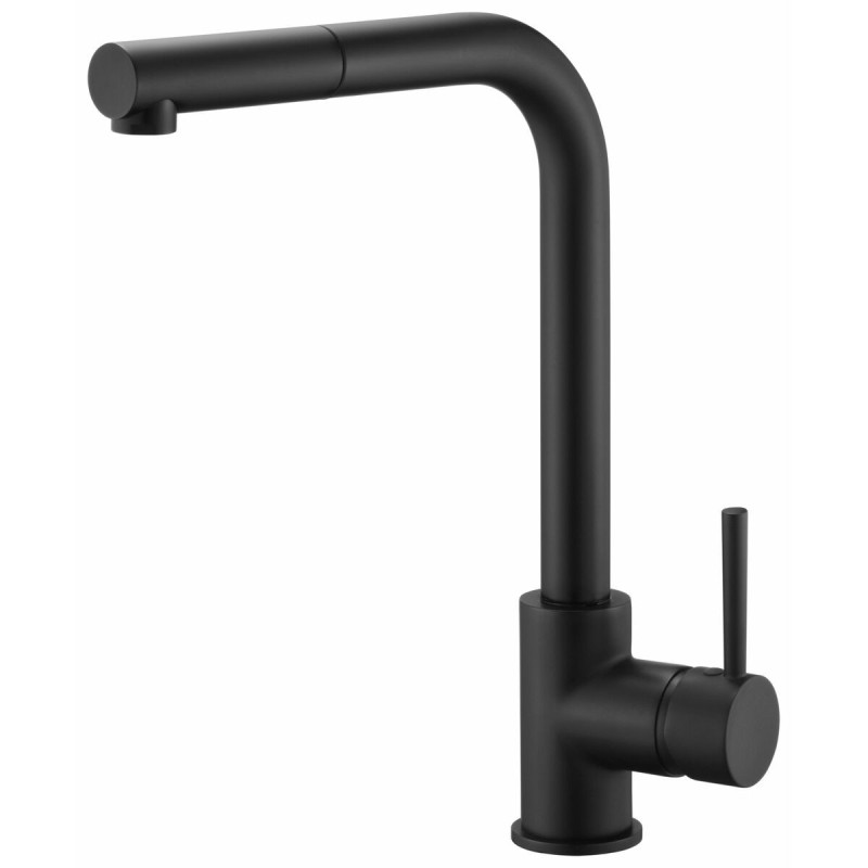 Mixer Tap Imex GCE006NG Black Brass Steel |  Taps   | Chef Up