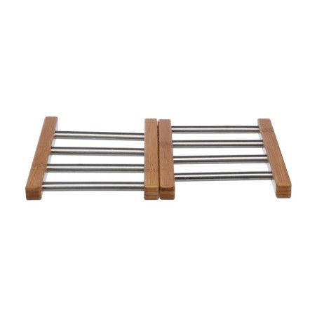 Untersetzer Secret de Gourmet natürlich Edelstahl 35,2 x 22,2 x 2 c...