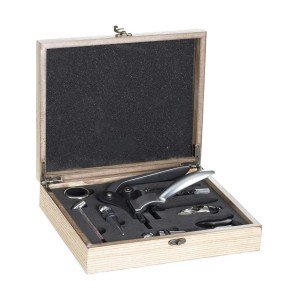 Set of Wine Accessories 5five Simply Smart Sommelier Wood |  Oenolo...