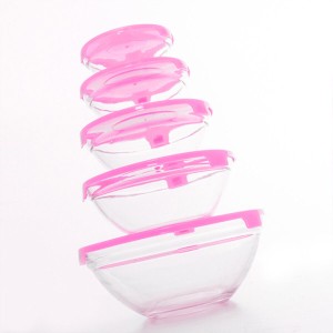 Set of 5 lunch boxes Glass EH Blue Transparent |  Lunch boxes, food...