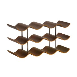 Bottle rack Andrea House Walnut 42 x 16 x 23 cm |  Bottle racks   |...