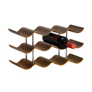 Bottle rack Andrea House Walnut 42 x 16 x 23 cm |  Bottle racks   |...