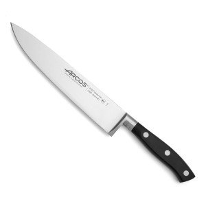 Couteau de cuisine Arcos serie riviera Noir Acier 20 cm |  Couteaux...