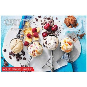 Ice Cream Maker Camry CR 4481 White Acrylic 90 W |  Ice cream and y...