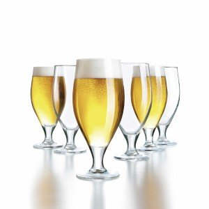 Beer Glass Arcoroc 07132 Transparent Glass 380 ml 6 Pieces |  Glass...