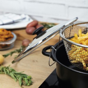 Deep-fat Fryer Quid Gante With lid 320 ml Basket (26 cm) |  Fryers ...