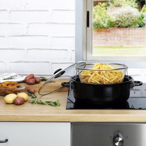 Deep-fat Fryer Quid Gante With lid 320 ml Basket (26 cm) |  Fryers ...