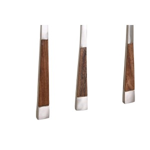 Couverts DKD Home Decor Naturel Argenté Acier inoxydable Acacia (4,...