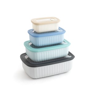 Set of lunch boxes Bidasoa Mia Multicolour Plastic BPA-free 380 ml ...