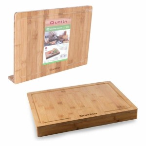 Bamboo Countertop Chopping Board Quttin 88909 (35 x 25 x 1,2 cm) Ba...