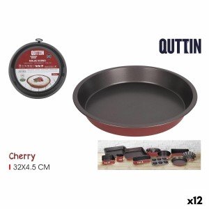 Backform Quttin Cherry Kohlenstoffstahl 32 x 32 x 5 cm (12 Stück) |...