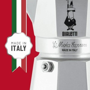 Italian Coffee Pot Bialetti 0001162 Silver Metal |  Coffee Makers a...