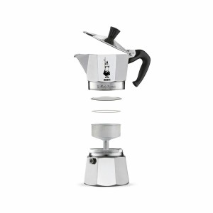 Italian Coffee Pot Bialetti 0001162 Silver Metal |  Coffee Makers a...