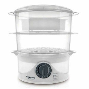 Elektrischer Dampfgarer Taurus SALUTECOOK Weiß 800 W Kunststoff |  ...