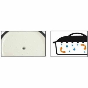 Casserole with lid GSW Grey Cream Stainless steel Ø 30 cm |  Pans a...