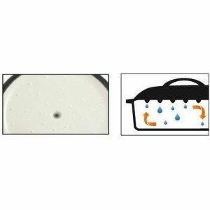 Casserole avec Couvercle GSW Gris Crème Acier inoxydable Ø 30 cm | ...