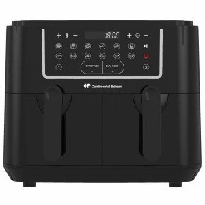 Heißluftfritteuse Continental Edison Schwarz 2400 W 9 L |  Fritteus...