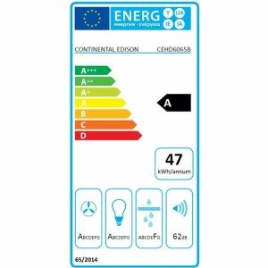 Hotte standard Continental Edison 60 cm |  Hottes de Cuisine   | Ch...