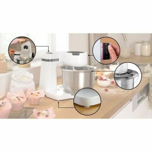 Food Processor BOSCH MUMS2EW00E Serie 2 Grey 700 W 3,8 L |  Food pr...