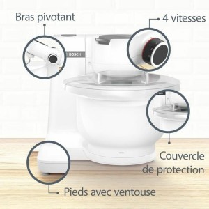 Food Processor BOSCH Serie 2 MUMS2AW21 White 700 W 3,8 L |  Food pr...