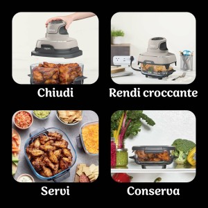Air Fryer NINJA CRISPI Beige 1700 W 3,8 L 1,4 L |  Fryers   | Chef Up