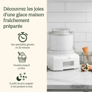 Eismaschine Cuisinart ICE21E Weiß Kunststoff 1,4 L |  Eismaschinen ...