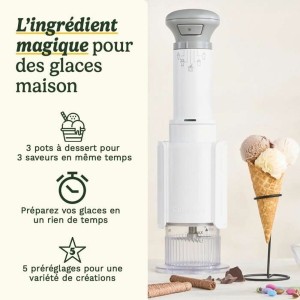 Ice Cream Maker Cuisinart ICEFD10E White Plastic 1 L 3,3 L 1L |  Ic...