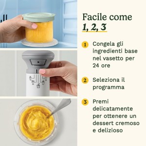 Eismaschine Cuisinart ICEFD10E Weiß Kunststoff 1 L 3,3 L 1L |  Eism...