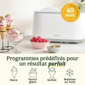 Ice Cream Maker Cuisinart ICE90E White 100 W 1 L |  Ice cream and y...