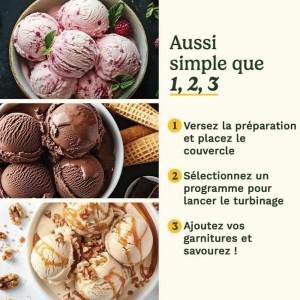 Ice Cream Maker Cuisinart ICE90E White 100 W 1 L |  Ice cream and y...