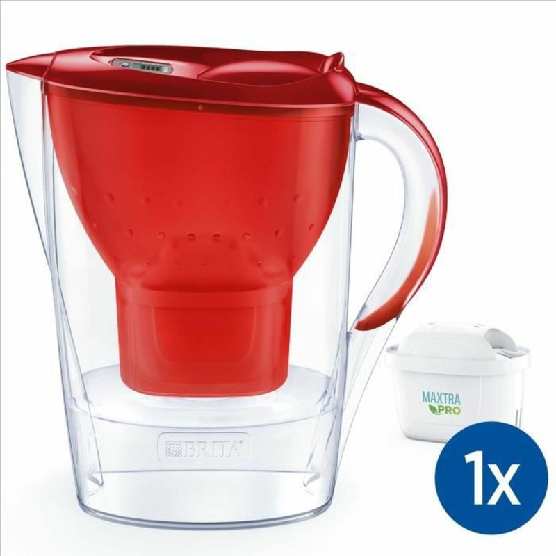Filter-Karaffe Brita Marella Rot 2,4 L | Gläser und Krüge | Chef Up Filter-Karaffe Brita Marella Rot 2,4 L | Gläser und Krüge | Chef Up