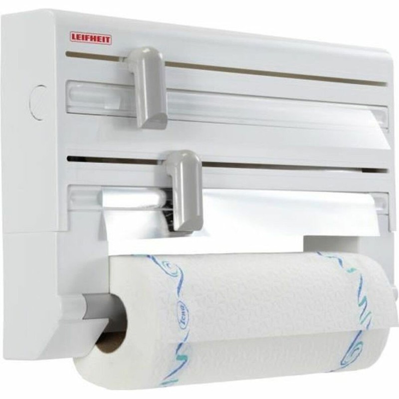 Küchenpapierrollenhalterung Leifheit 25703 Weiß Weiß/Grau Kunststof...