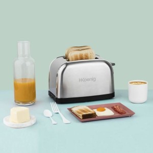 Toaster Hkoenig Toas7 850 W Silberfarben |  Toaster   | Chef Up