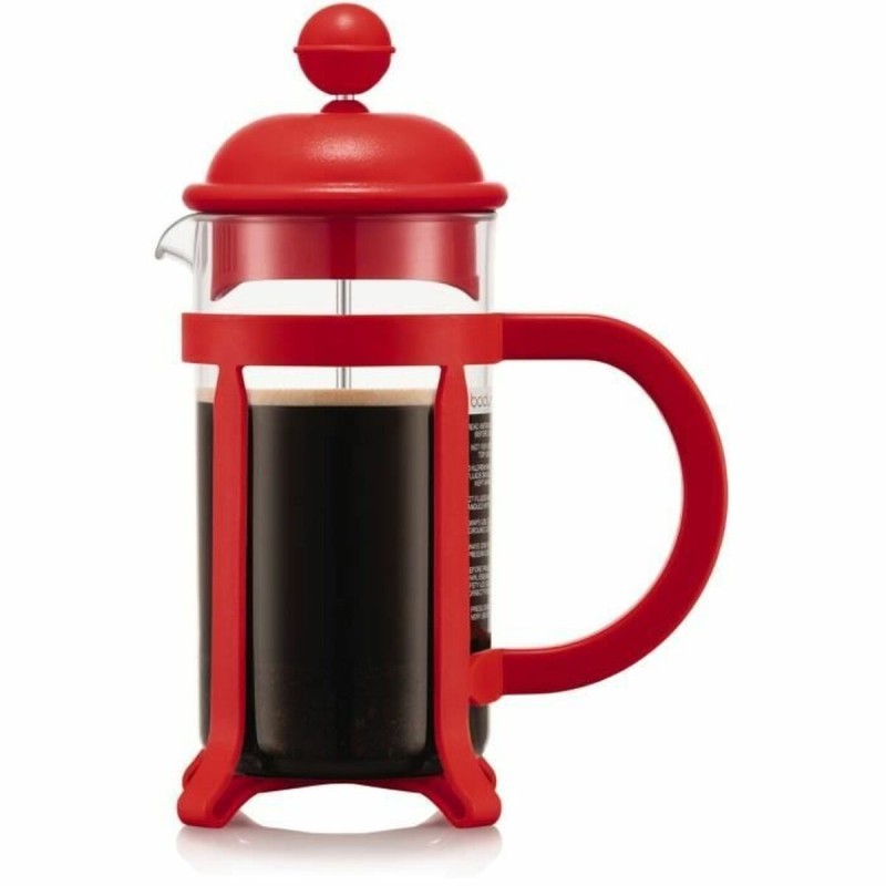 Cafetière with Plunger Bodum Red |  Coffee Makers and Coffee Grinde...