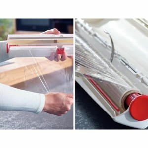 Porte-rouleaux Leifheit Blanc Carton Plastique Film |  Film aliment...