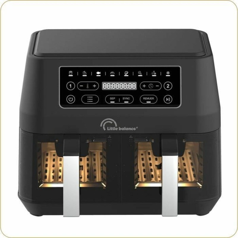 Friteuse à Air Little Balance 8765 Noir 2460 w 9 L | Friteuses |... Friteuse à Air Little Balance 8765 Noir 2460 w 9 L | Friteuses |...