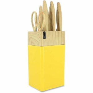 Ensemble de Couteaux Menastyl Jaune polypropylène 6 Pièces (6 Unité...