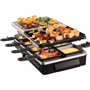 Griddle Plate Russell Hobbs Raclette Black |  Grills and griddles  ...