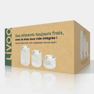 3 Tubs Livoo |  Vacuum-seal packaging machines   | Chef Up
