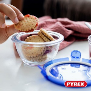 Set of lunch boxes Pyrex Transparent 5 Pieces |  Lunch boxes, food ...