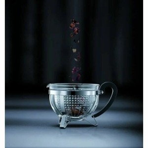 Teapot Bodum Black 1,3 ml Glass Plastic |  Glasses, cups and jugs  ...