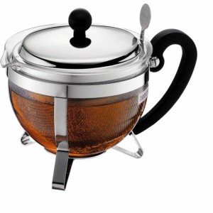 Théière Bodum Gris 1 L verre Acier inoxydable |  Verres et carafes ...
