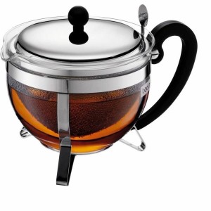 Teekanne Bodum CHAMBORD Grau Durchsichtig 1,3 L 16,8 x 23,3 x 16,8 ...