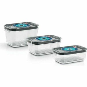 3 Lunchbox-Set BOSCH Tritan Kunststoff 700 ml 1 L 1,5 L (3 Stück) |...