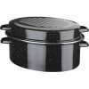 Casserole with lid GSW noir Enamelled Steel